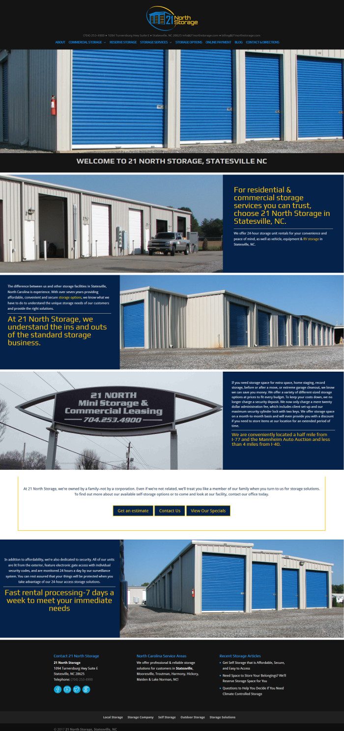 Contact 21 North Storage